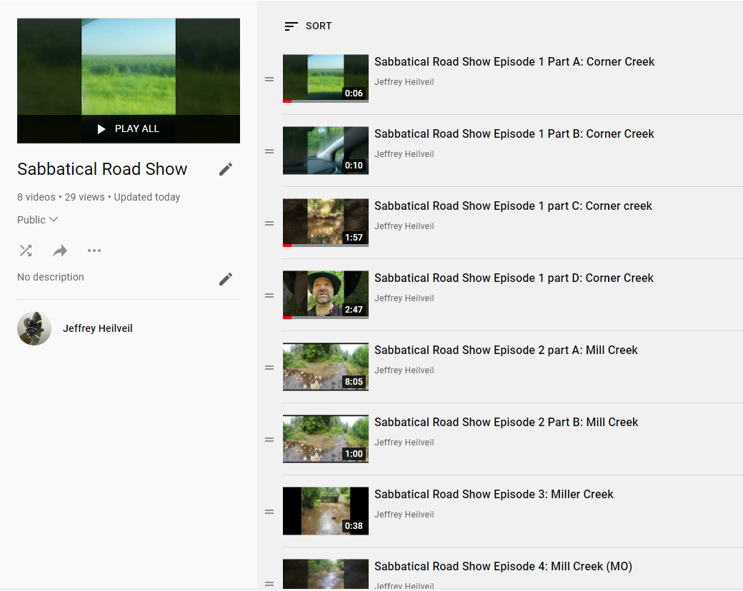 New episodes posted to YouTube | Experiment